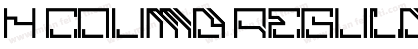 H COUMB Regular字体转换